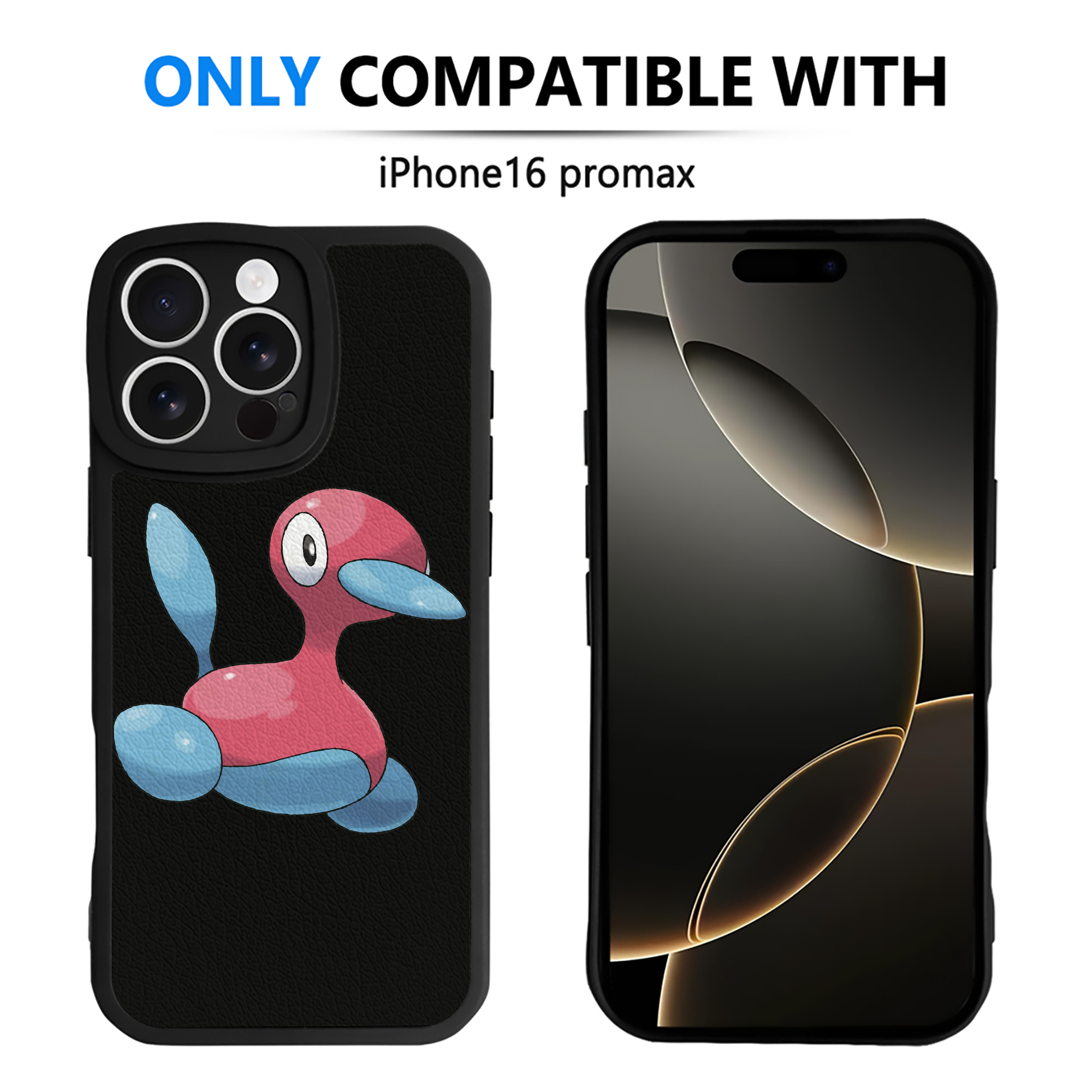 （画像用） ポケットモンスター Pokémon 【iPhone 16シリーズ対応】シリコンスマホケース（レザー調） 材質：シリコン